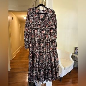 Brown maxi dress